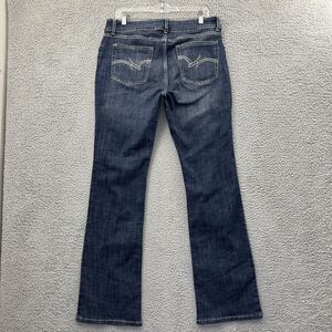 Wrangler Mae Bootcut Jeans Mid Rise Cotton Blend Western Rodeo Cowgirl 13 x 33.5